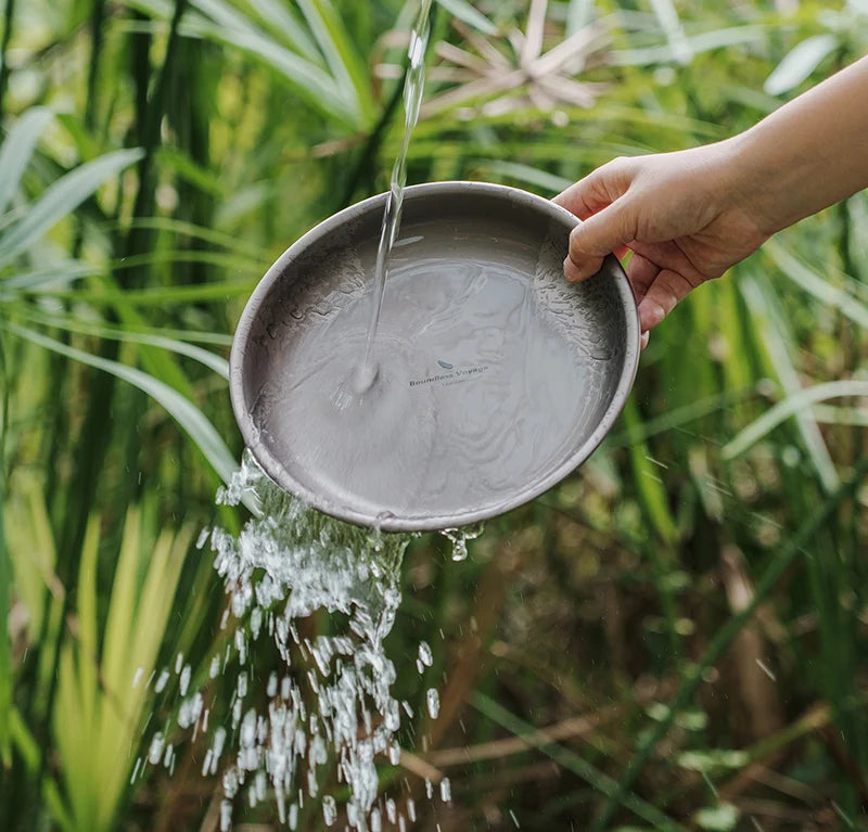 Ultralight Titanium Dinner Plate