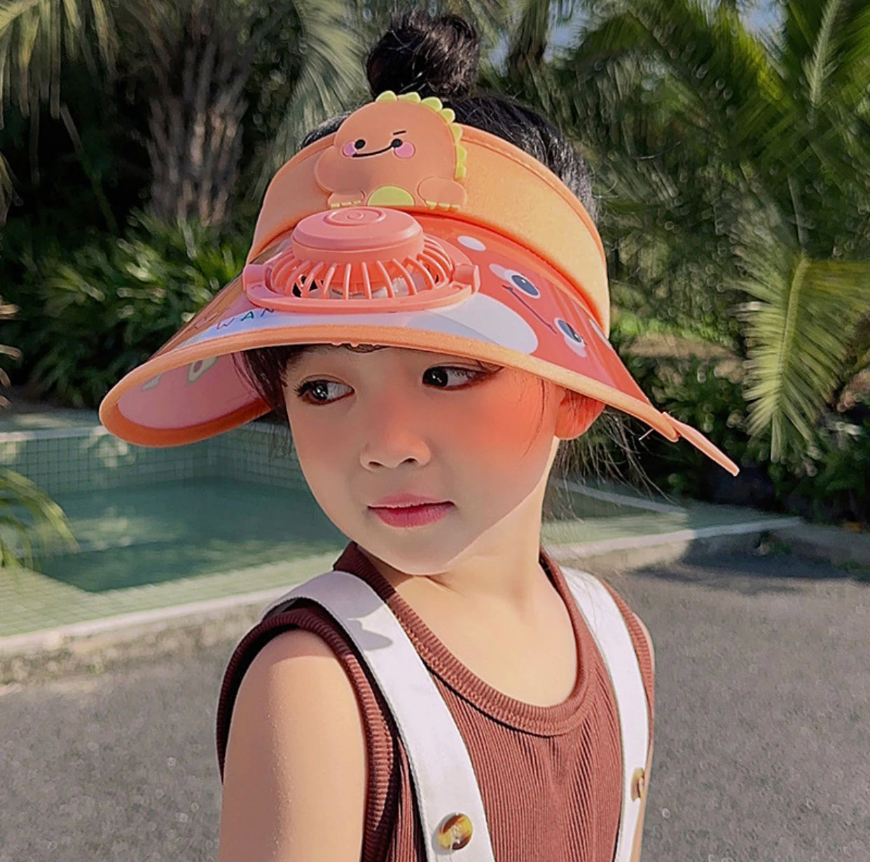 Youth Sun Hat With Fan