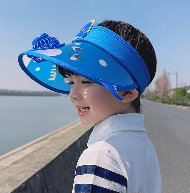 Youth Sun Hat With Fan