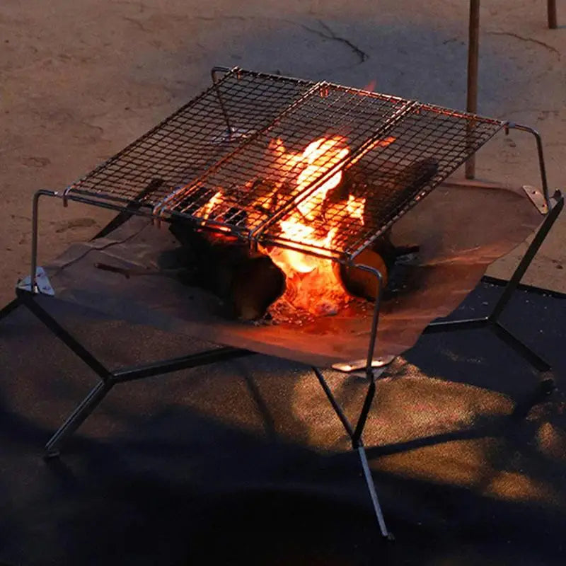 Folding Campfire Grill