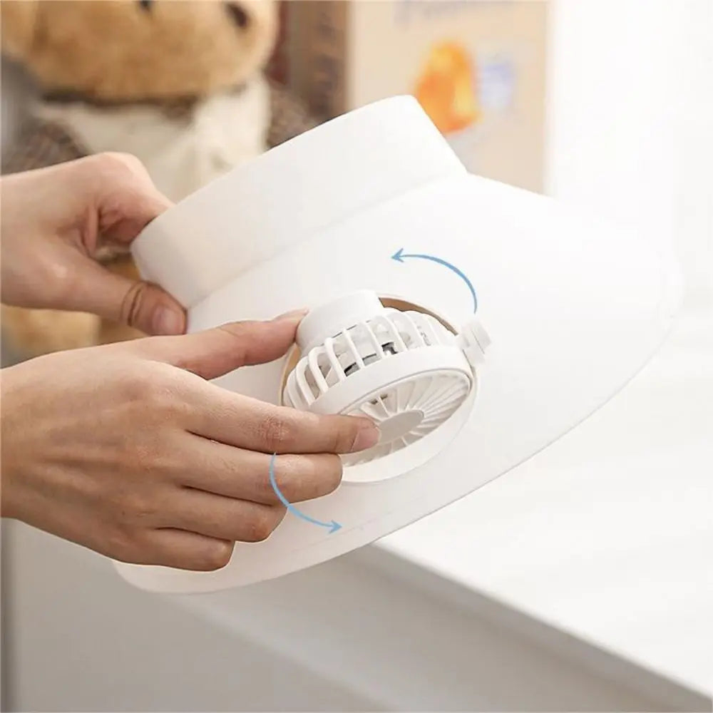 Sun Cap with 3-Speed Fan