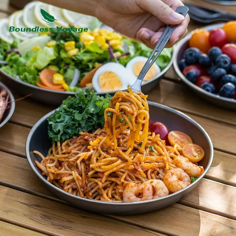 Ultralight Titanium Dinner Plate