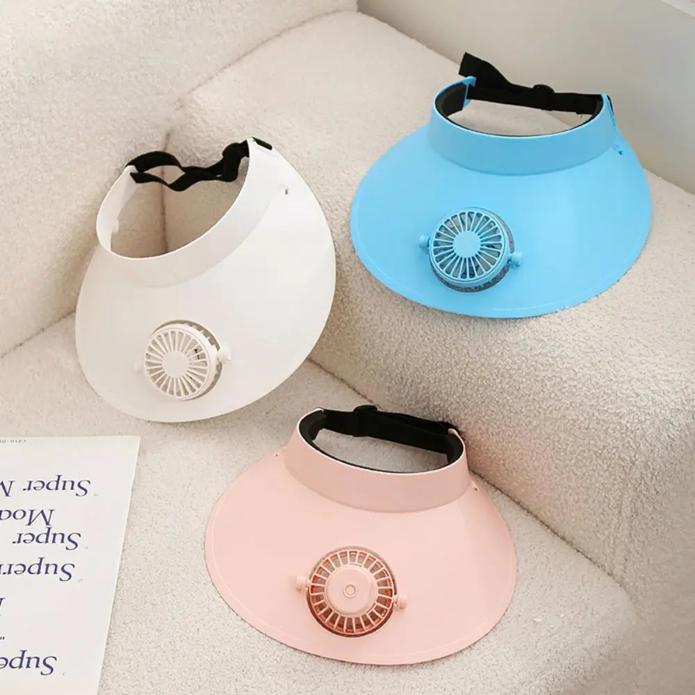 Sun Cap with 3-Speed Fan