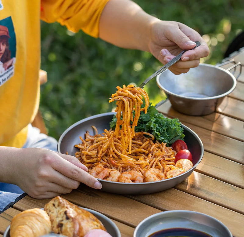 Ultralight Titanium Dinner Plate