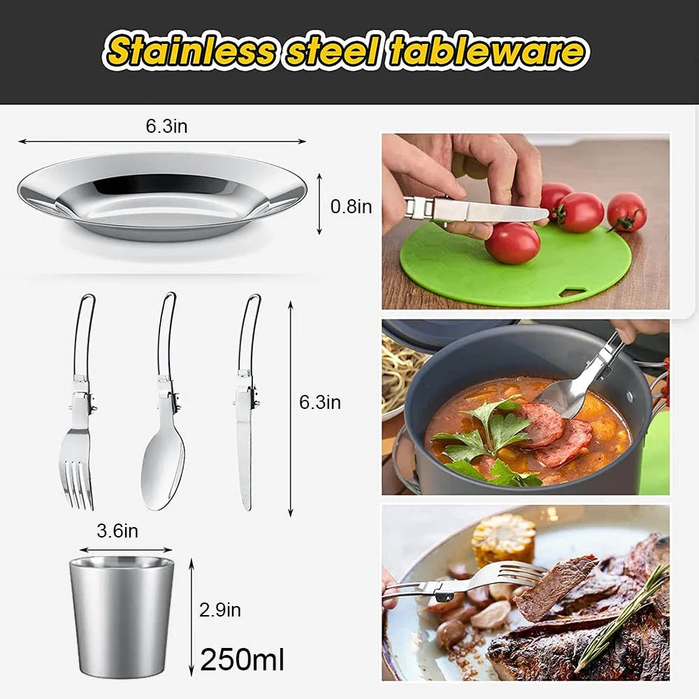 Outdoor Cooking and Dining Set