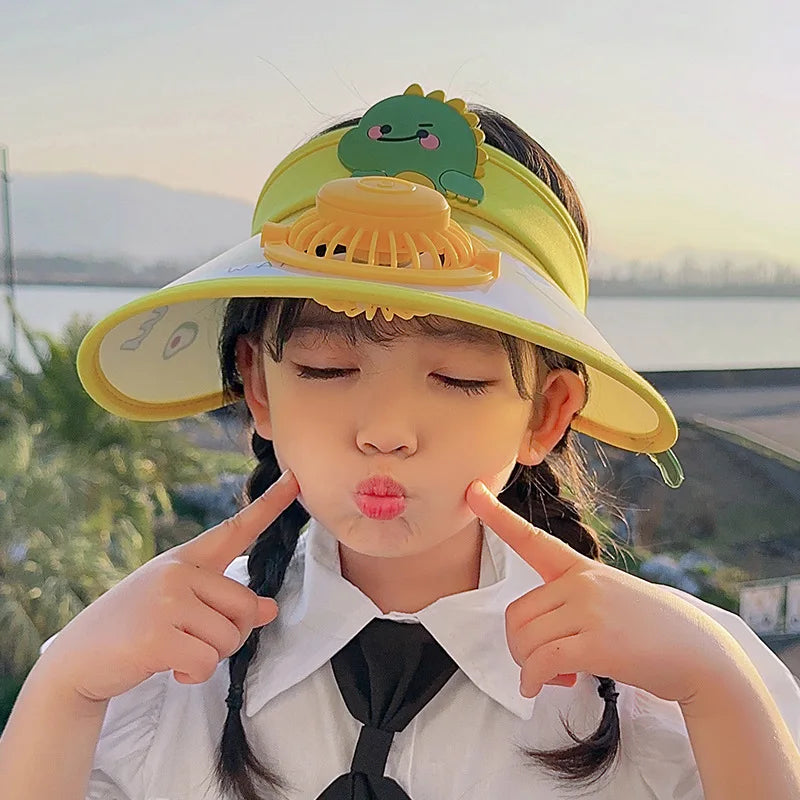 Youth Sun Hat With Fan