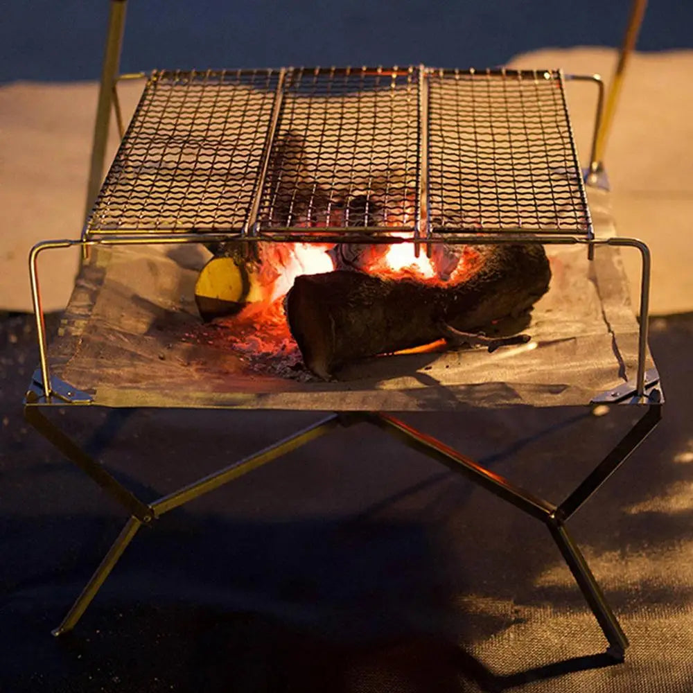 Folding Campfire Grill