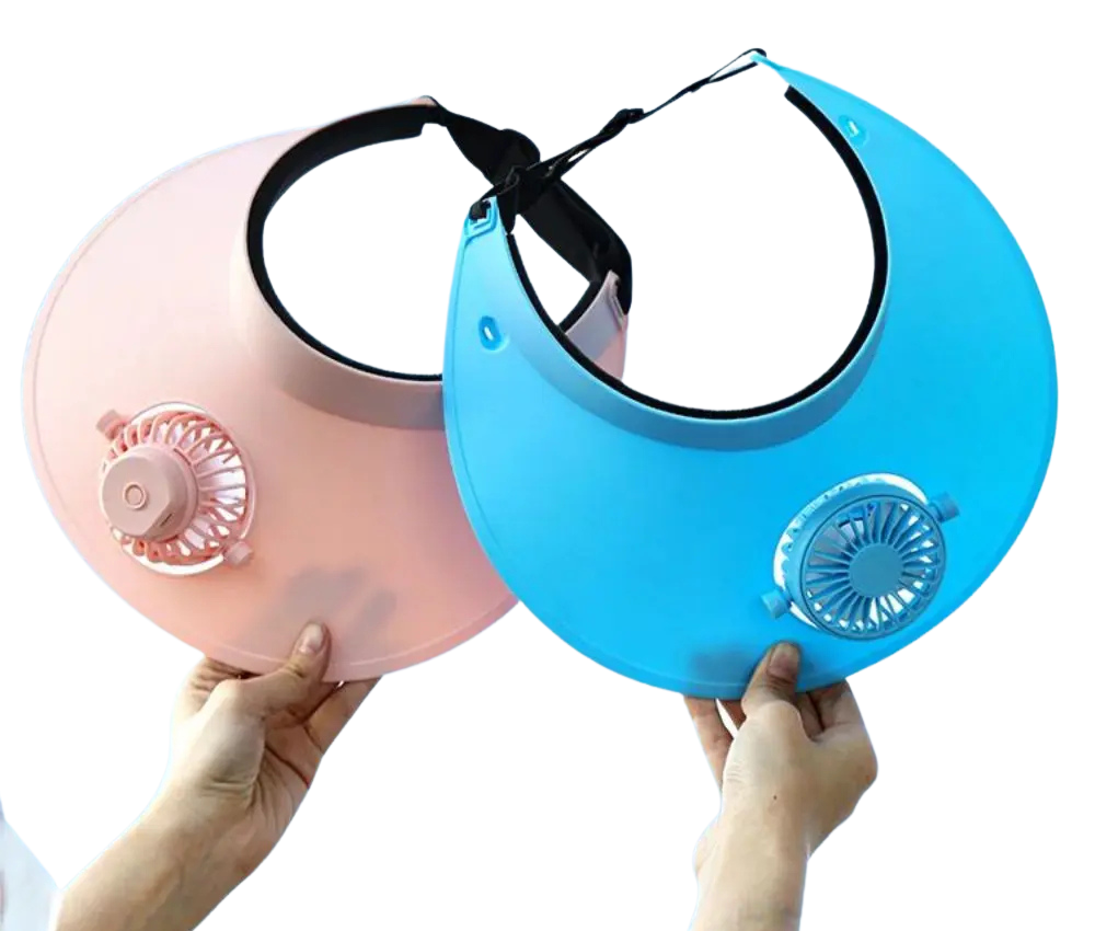 Sun Cap with 3-Speed Fan